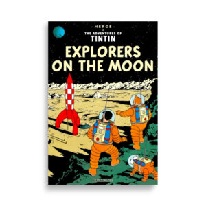 Explorers on the moon main product picture.