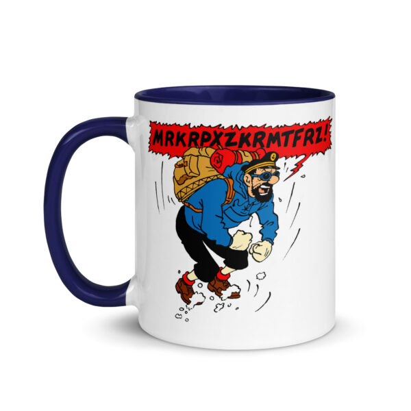 Mug Haddock Angry Blue