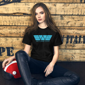 Weyland Corp T Shirt Product Image Action Woman Black