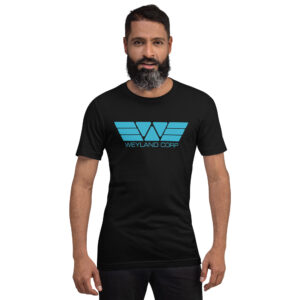 Weyland Corp T Shirt Product Image Action Man Black