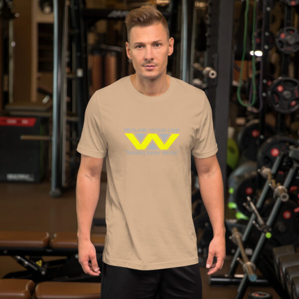 Weyland Yutani T Shirt Main Product Image Tan Action Man