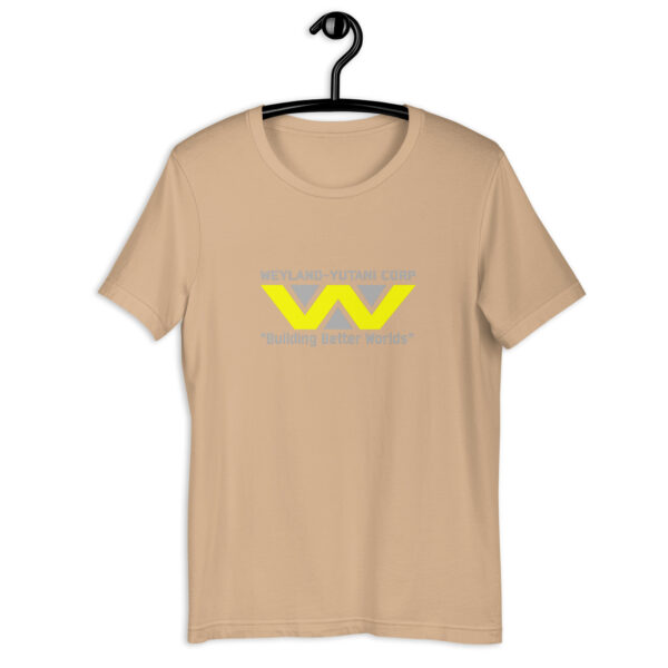 Weyland Yutani T Shirt Main Product Image Tan Hanger