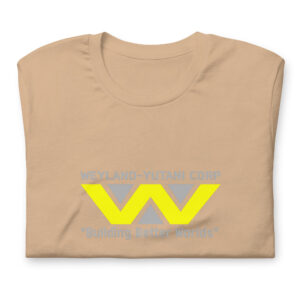 Weyland Yutani T Shirt Main Product Image Tan Folded