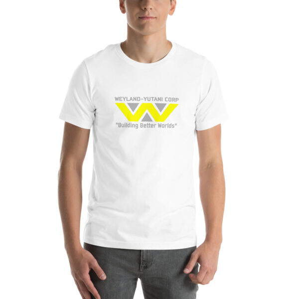 Weyland Yutani T Shirt Main Product Image White Action Man