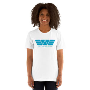 Weyland Corp T Shirt Product Image Action Woman White