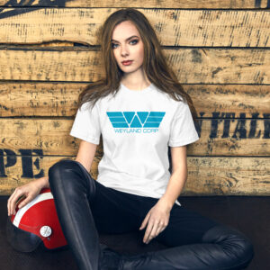 Weyland Corp T Shirt Product Image Action Woman White