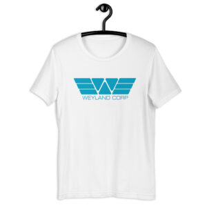 Weyland Corp T Shirt Product Image Hanger White