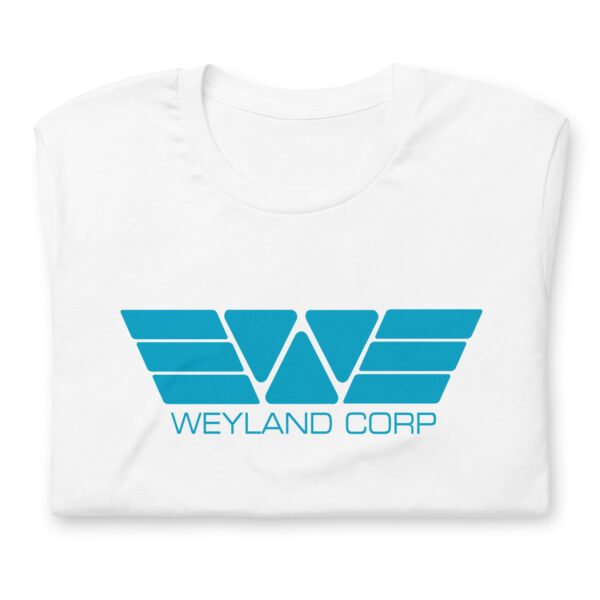 Weyland Corp T Shirt Product Image Folded White