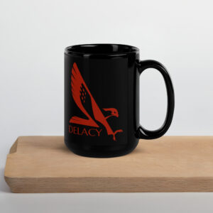 Faulcon Delacy Corp T Black Glossy Mug Product