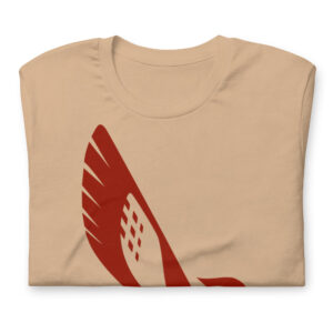 Faulcon Delacey Corp T Shirt Product Image Folded Tan